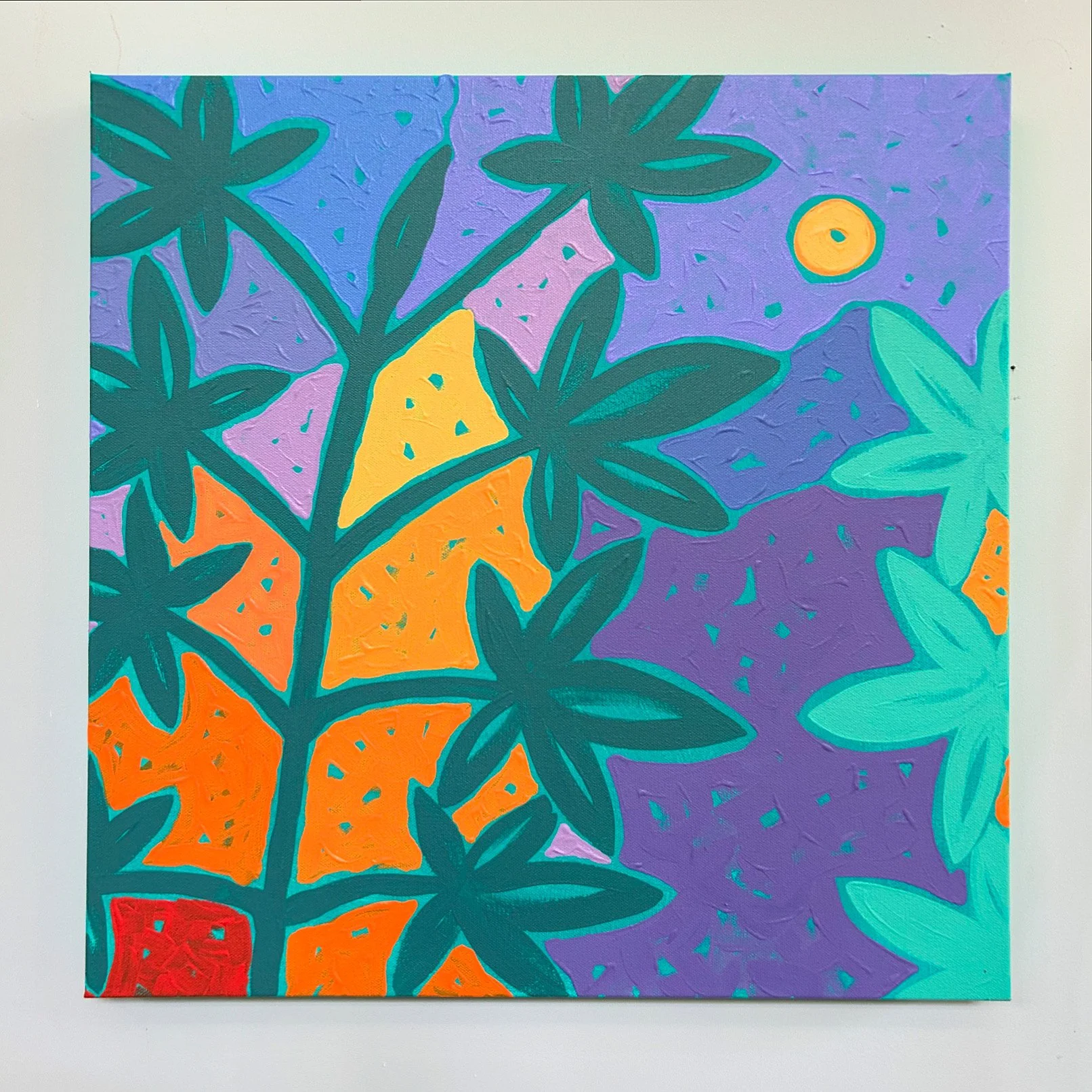 "where the light gets in" (20x20")