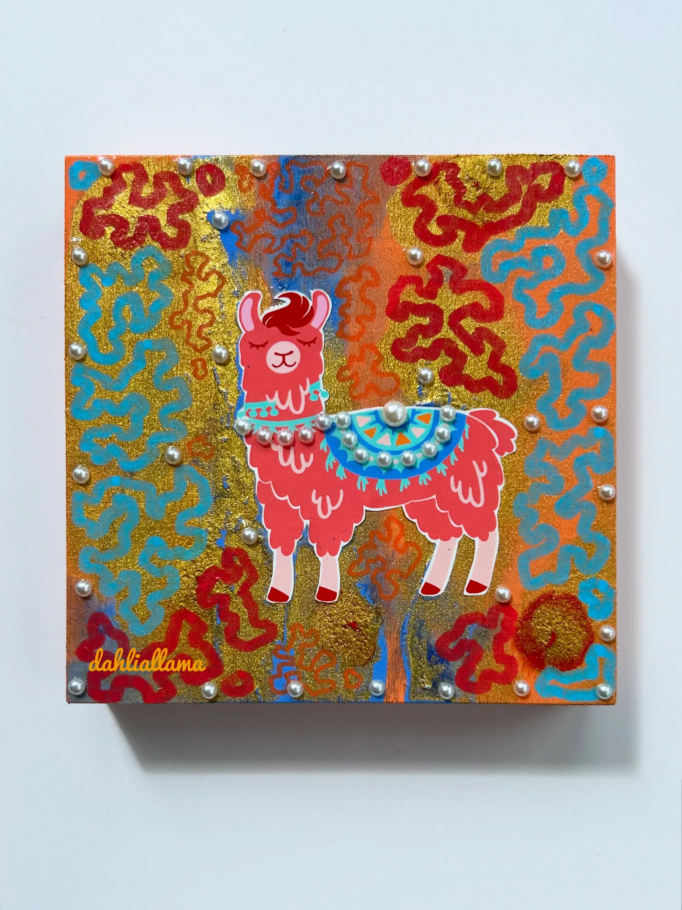 golden llama 4 (4x4")
