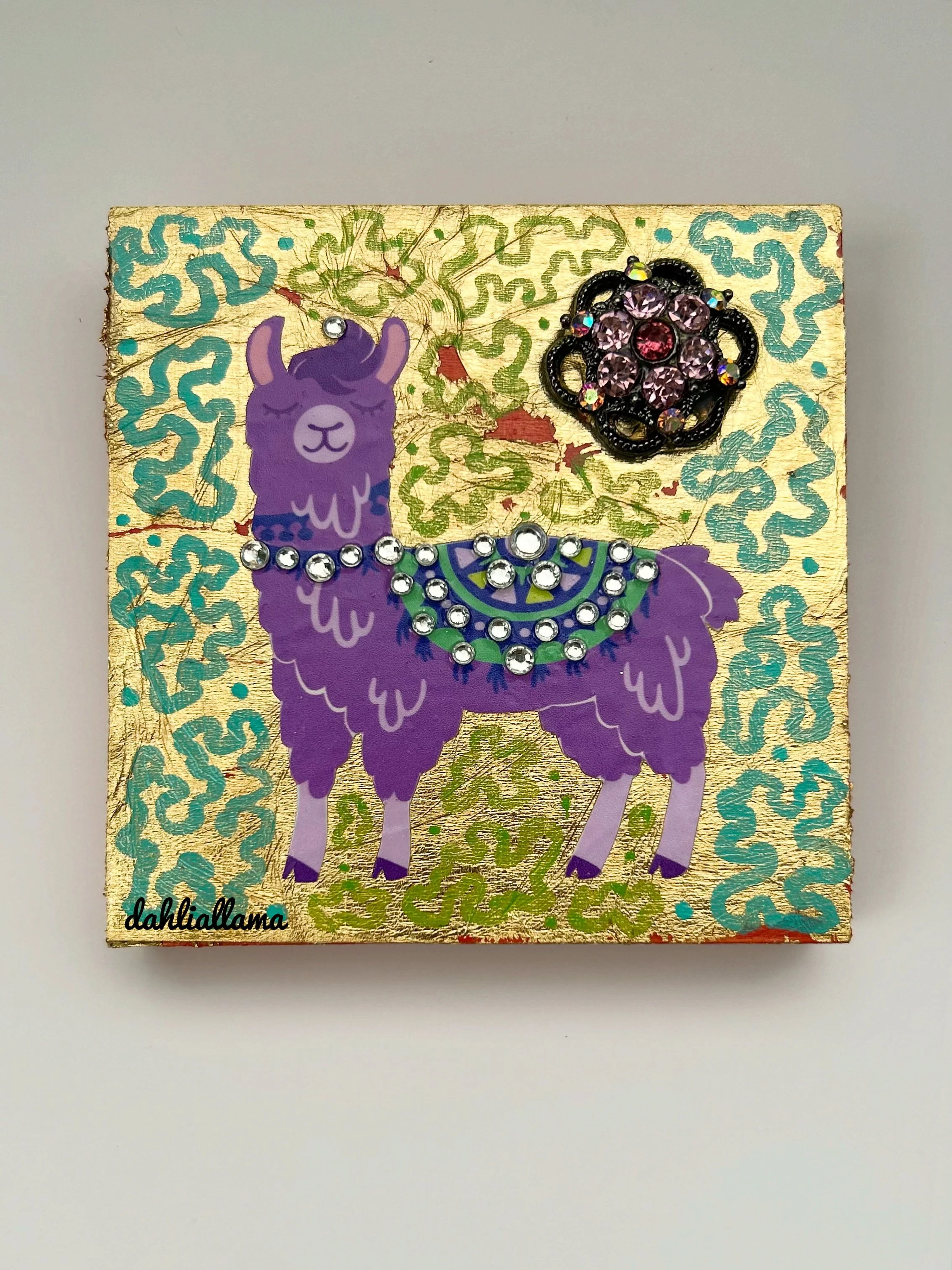 golden llama 3 (4x4")