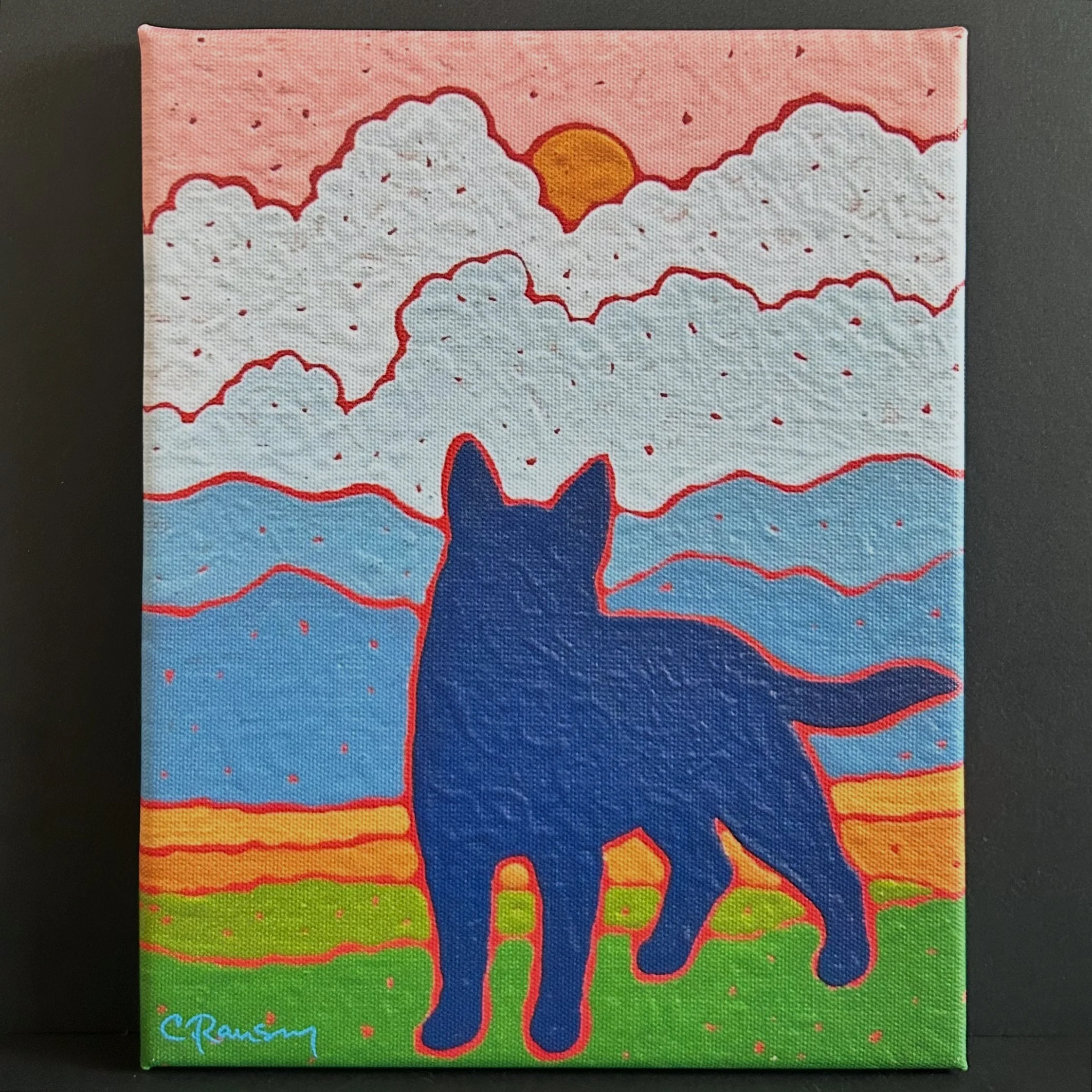 "october dog" (8x10" print)