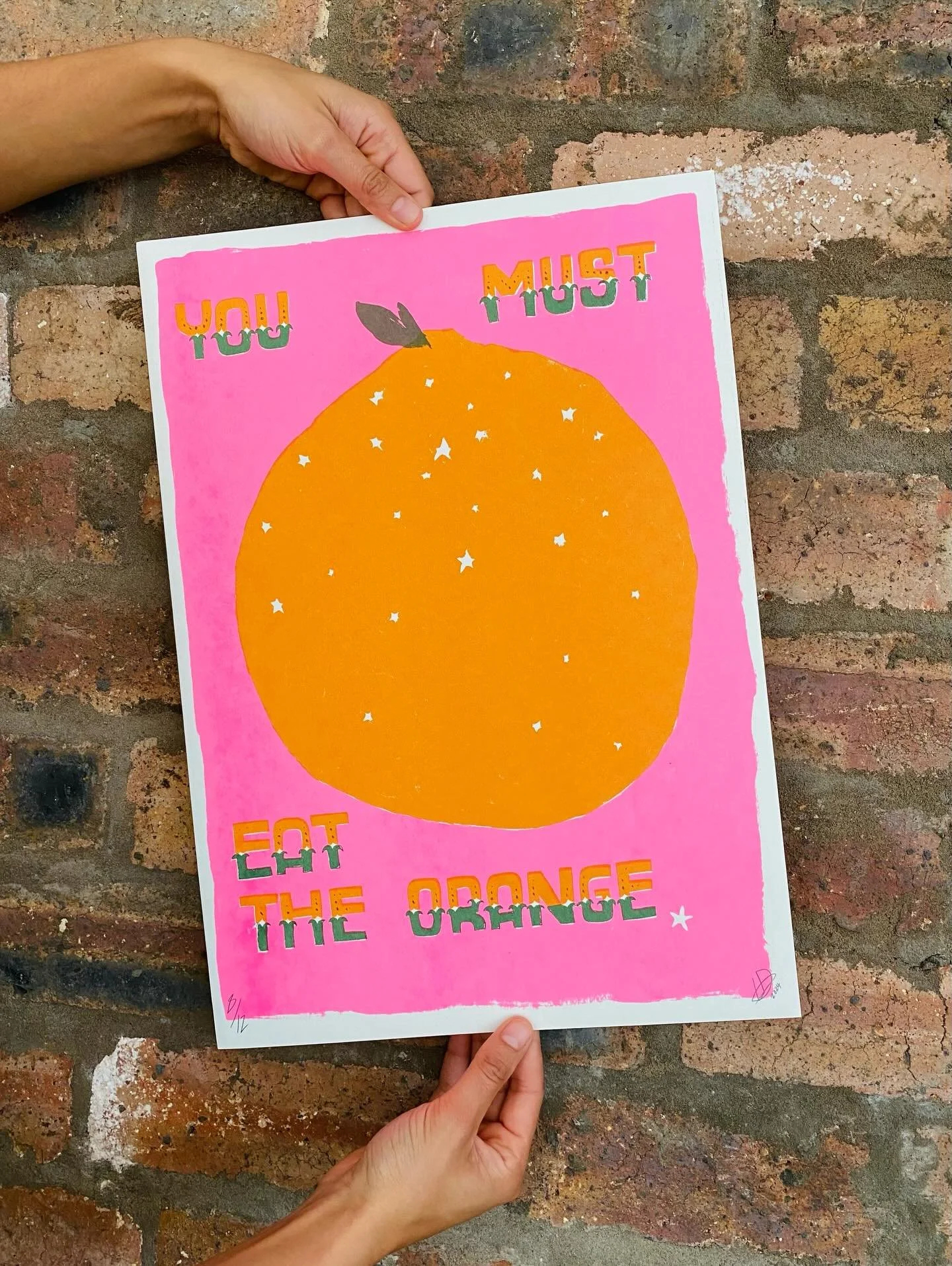 I&rsquo;ve finally got round to uploading my prints onto my websites shop, so if you&rsquo;re in need of some colour on your walls go take a look 🍊💥