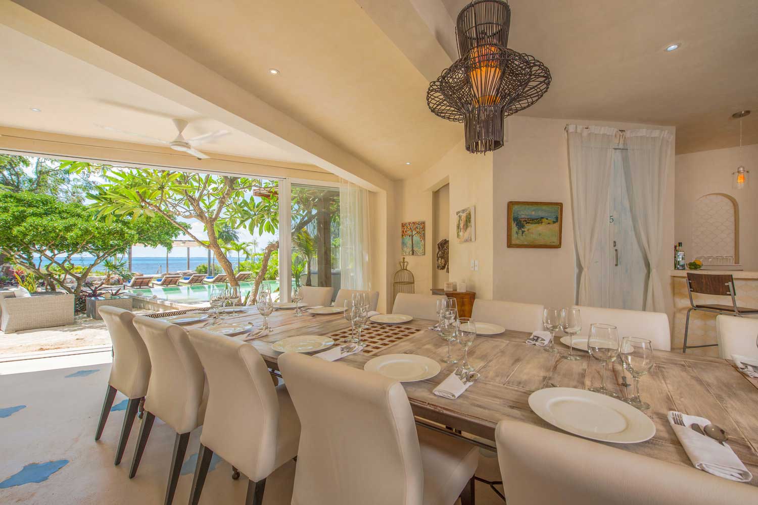 Casa Coco Dining Area Ocean View_2