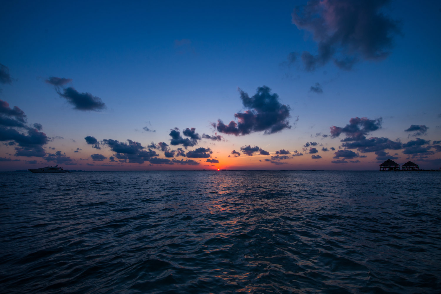 Isla Mujeres Sunset Dusk