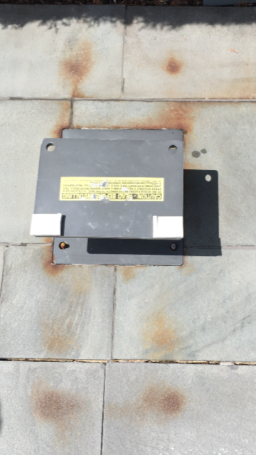 Rust Stain Removal - Before