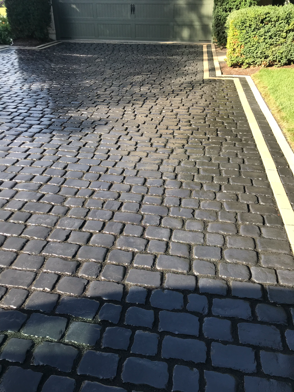 After: rock hard sand and a show room finish