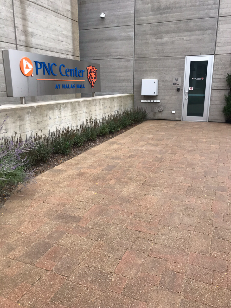 After: new sand and sealed