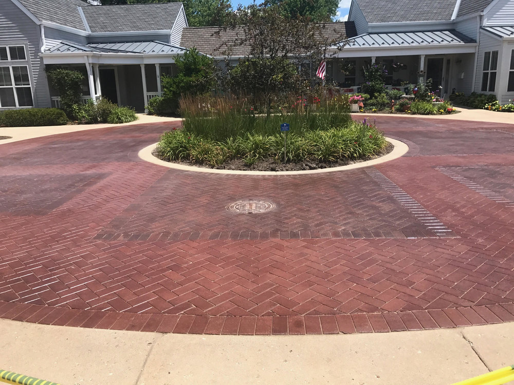 Red Clay Pavers - After