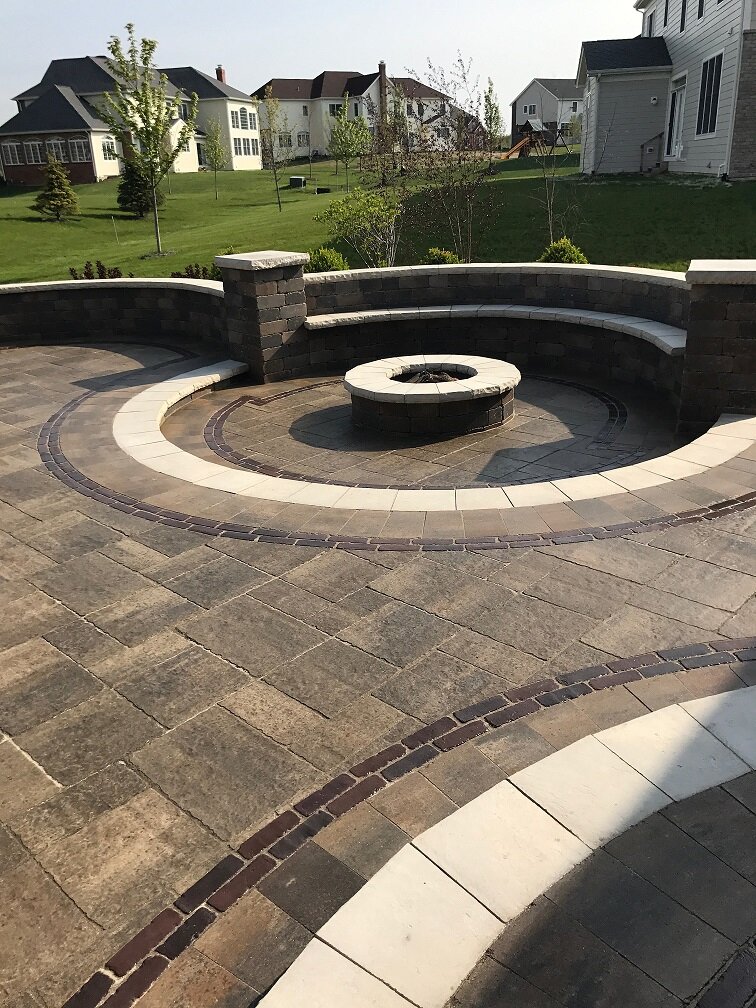 Circle Patio - After