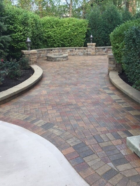 Walkway with Whiting and Failing Sealer - After