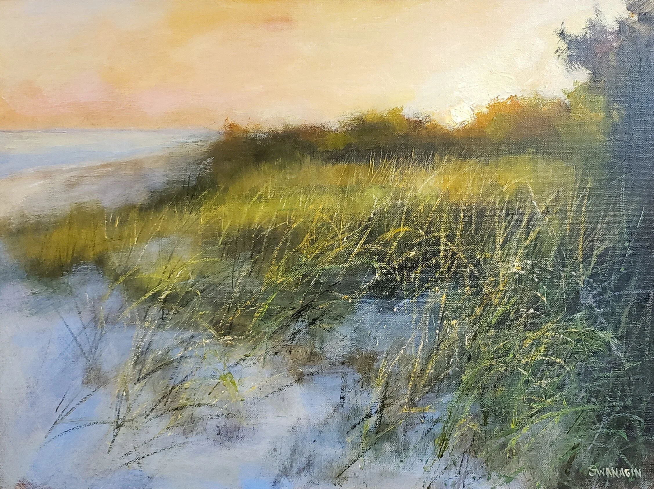 "Sea Oats at Sunset" (SOLD)