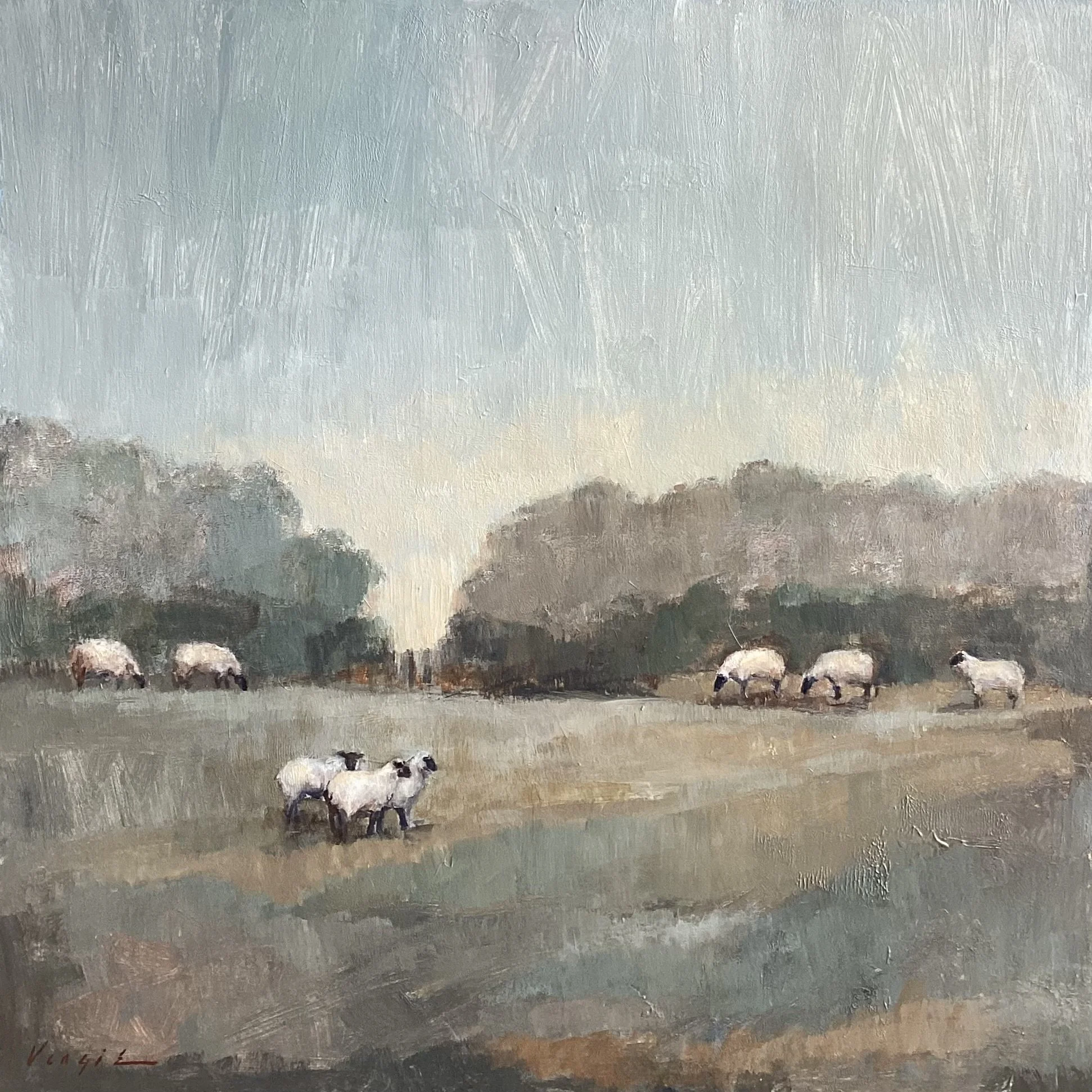 Field of Dreams II - Acrylic - 36 x 36 - Veazie.jpeg