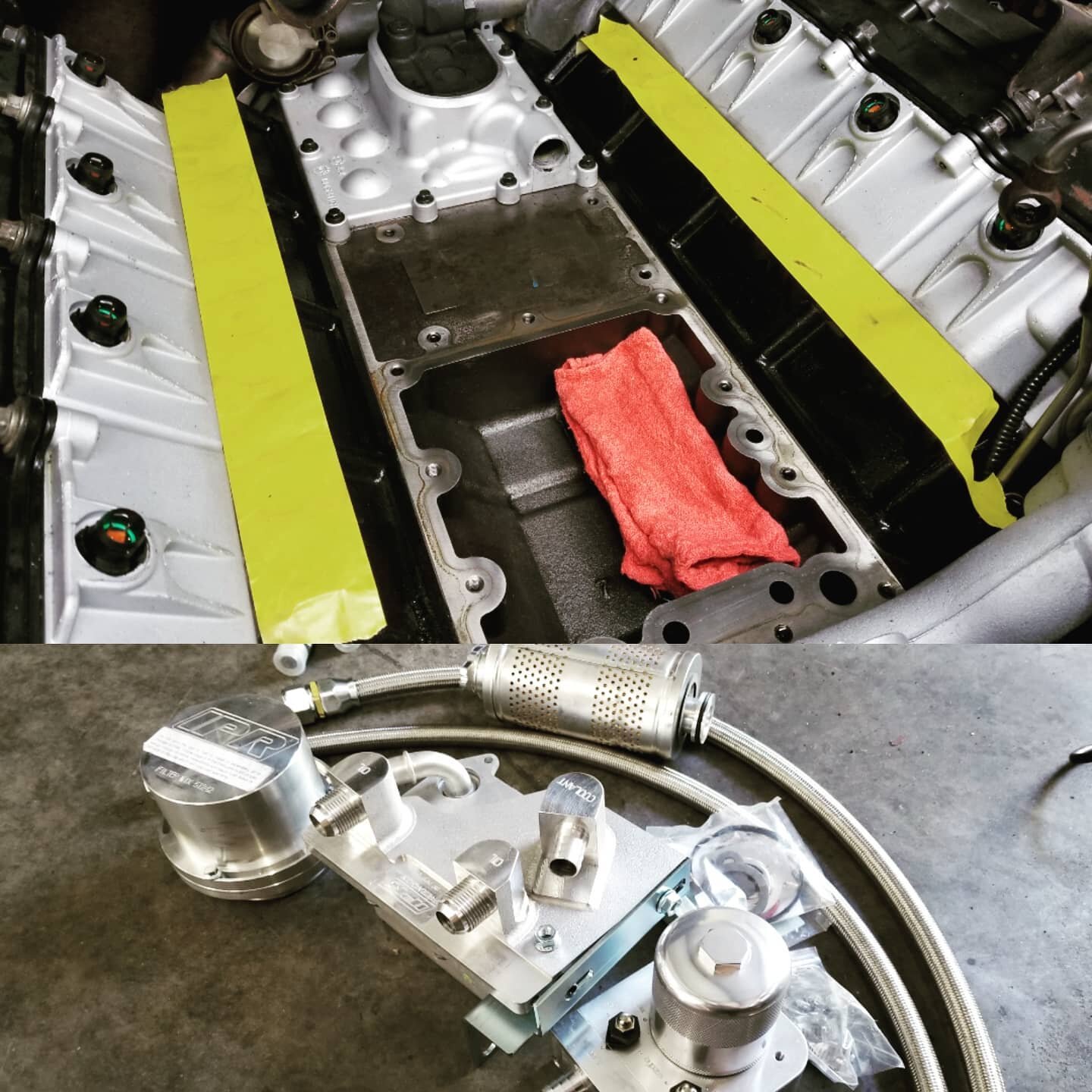 This 6oh getting an @ipr_llc oil cooler kit with their top of the line #coolantfiltrationsystem 
Vince at IPR is ahead of the game when it comes to these oil cooler kits, and his coolant filter can't be beat. Plus it actually works....
.
.
.
.
#diese