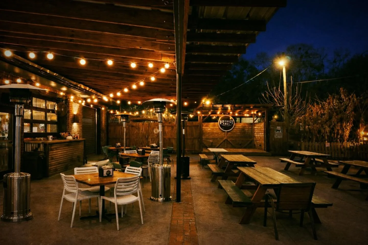 Our inside will be CLOSED tonight for a private event, but outside is ✨OPEN✨ No live music tonight, but we&rsquo;ll have @theramblinroses next Saturday!