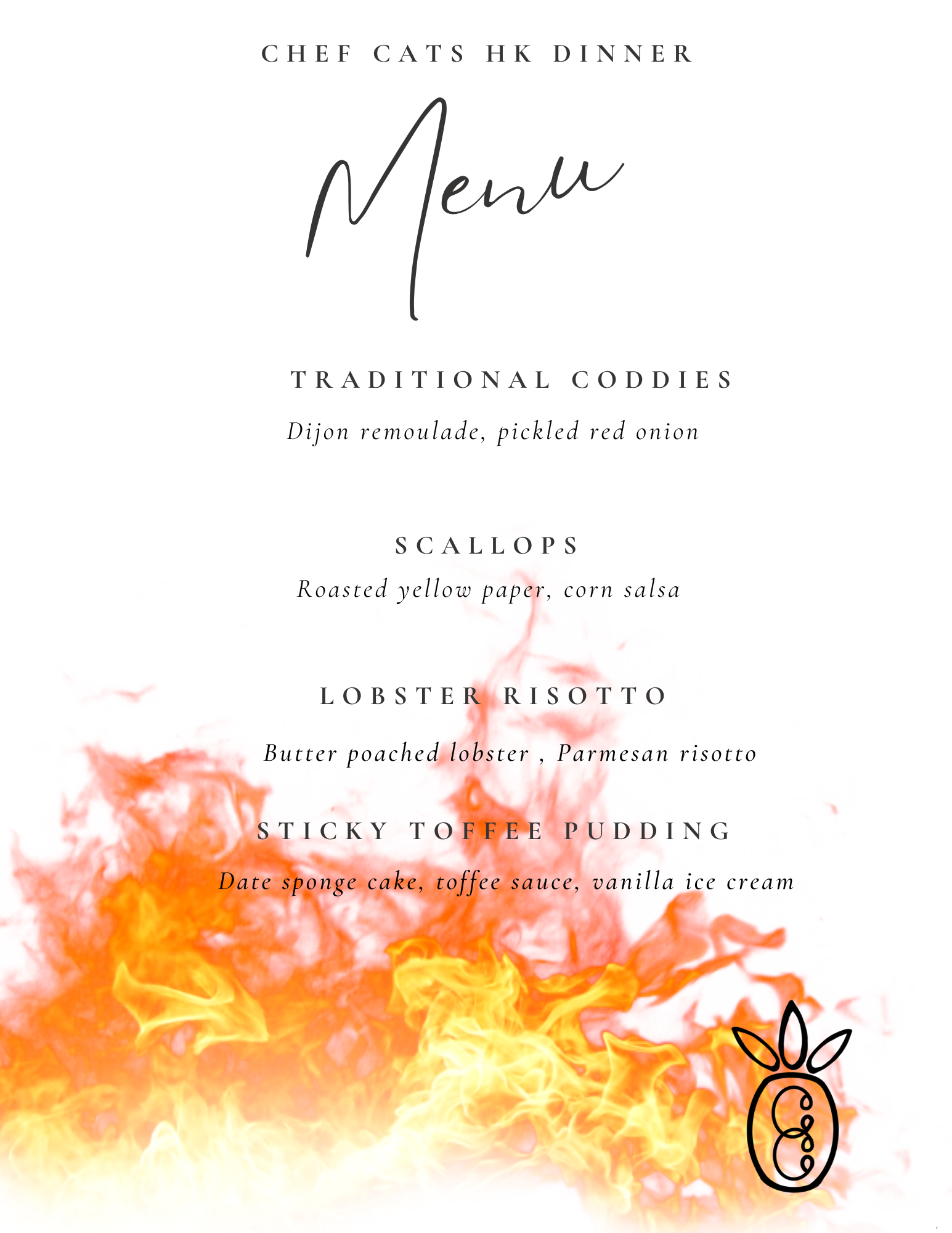 Cat's HK Dinner 10/24 630-830pm