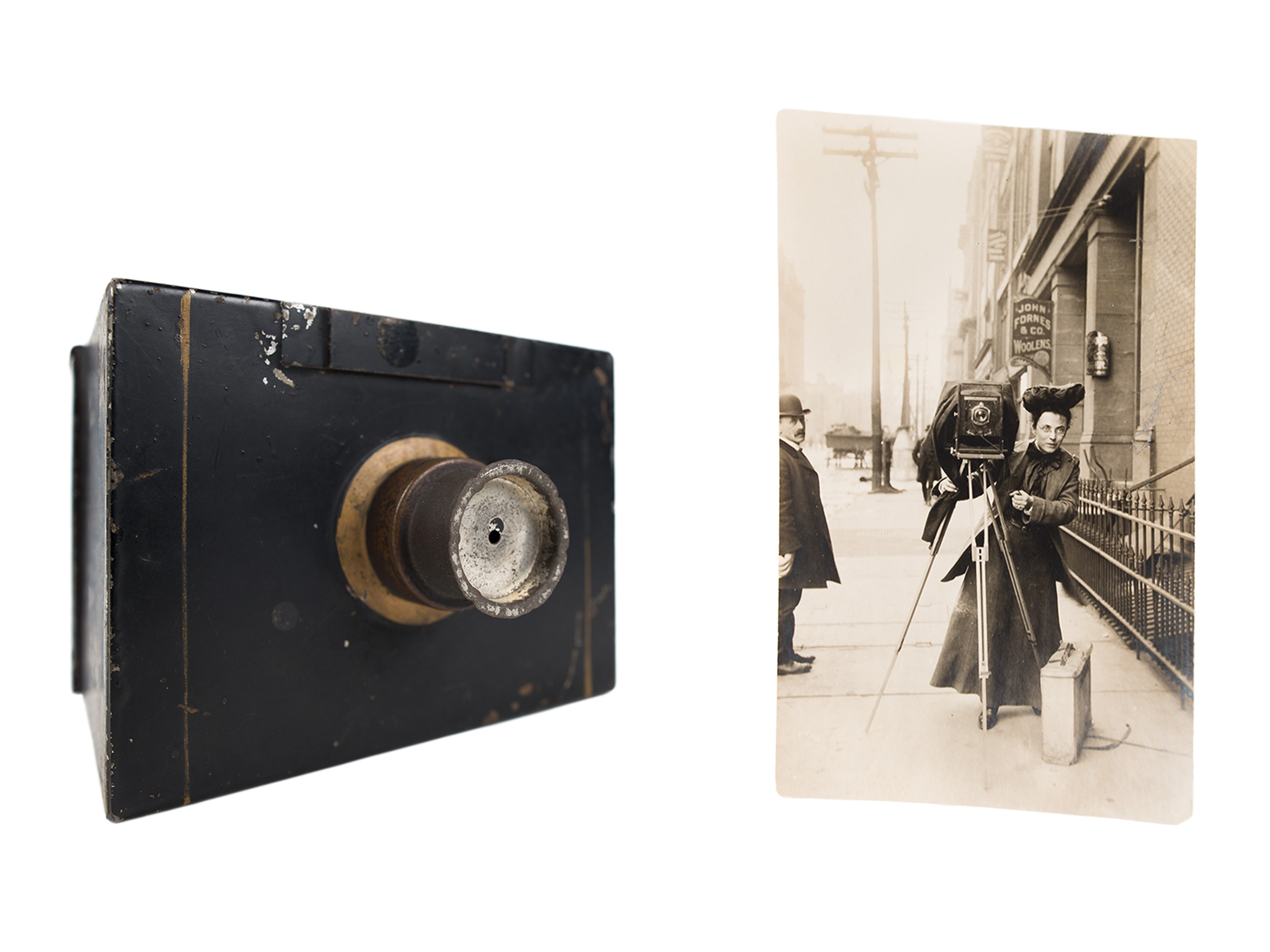Jessie Tarbox Beals’s first camera, 1888