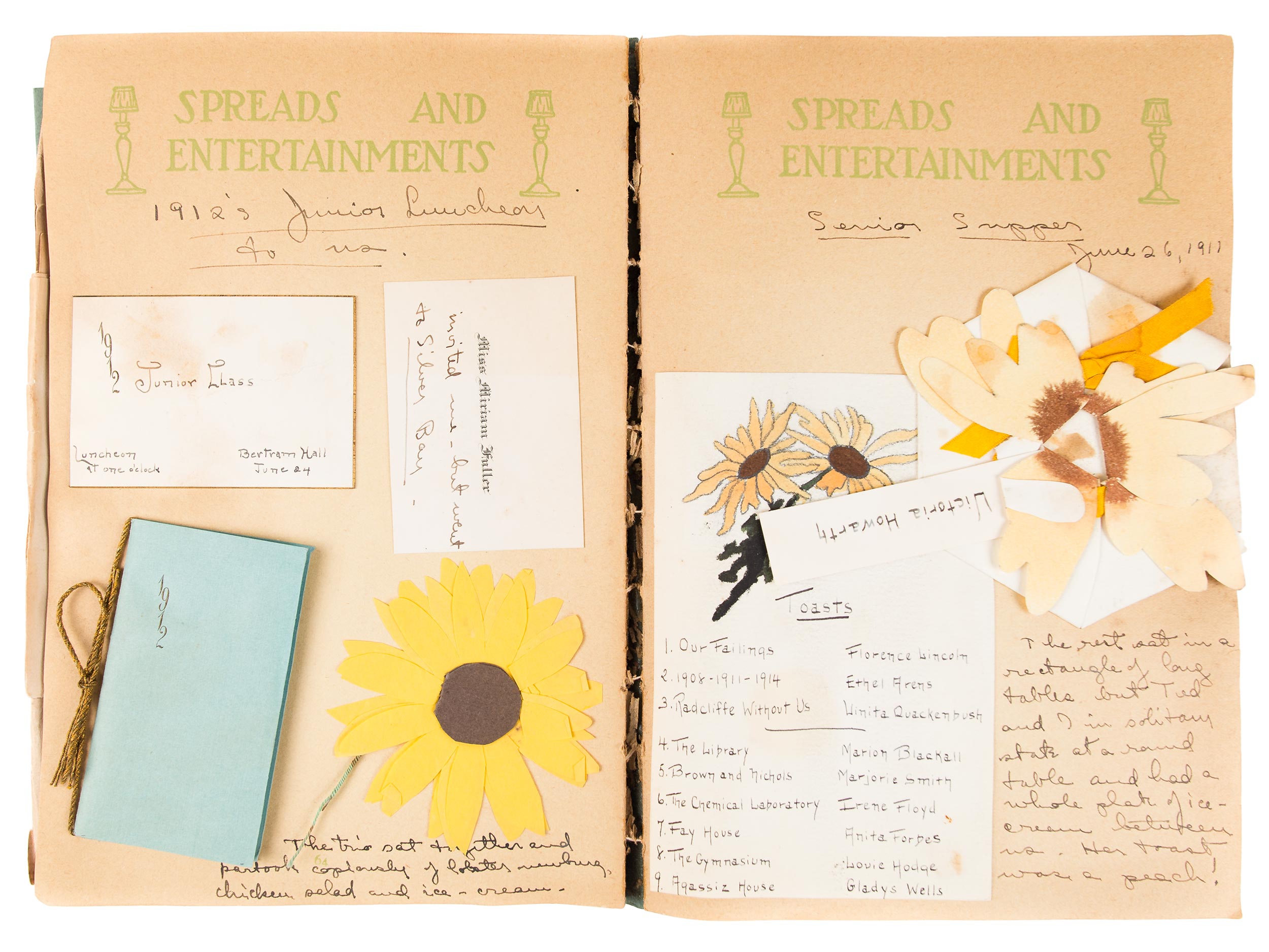 Scrapbook of Victoria Ogden Howarth, 1907–1911