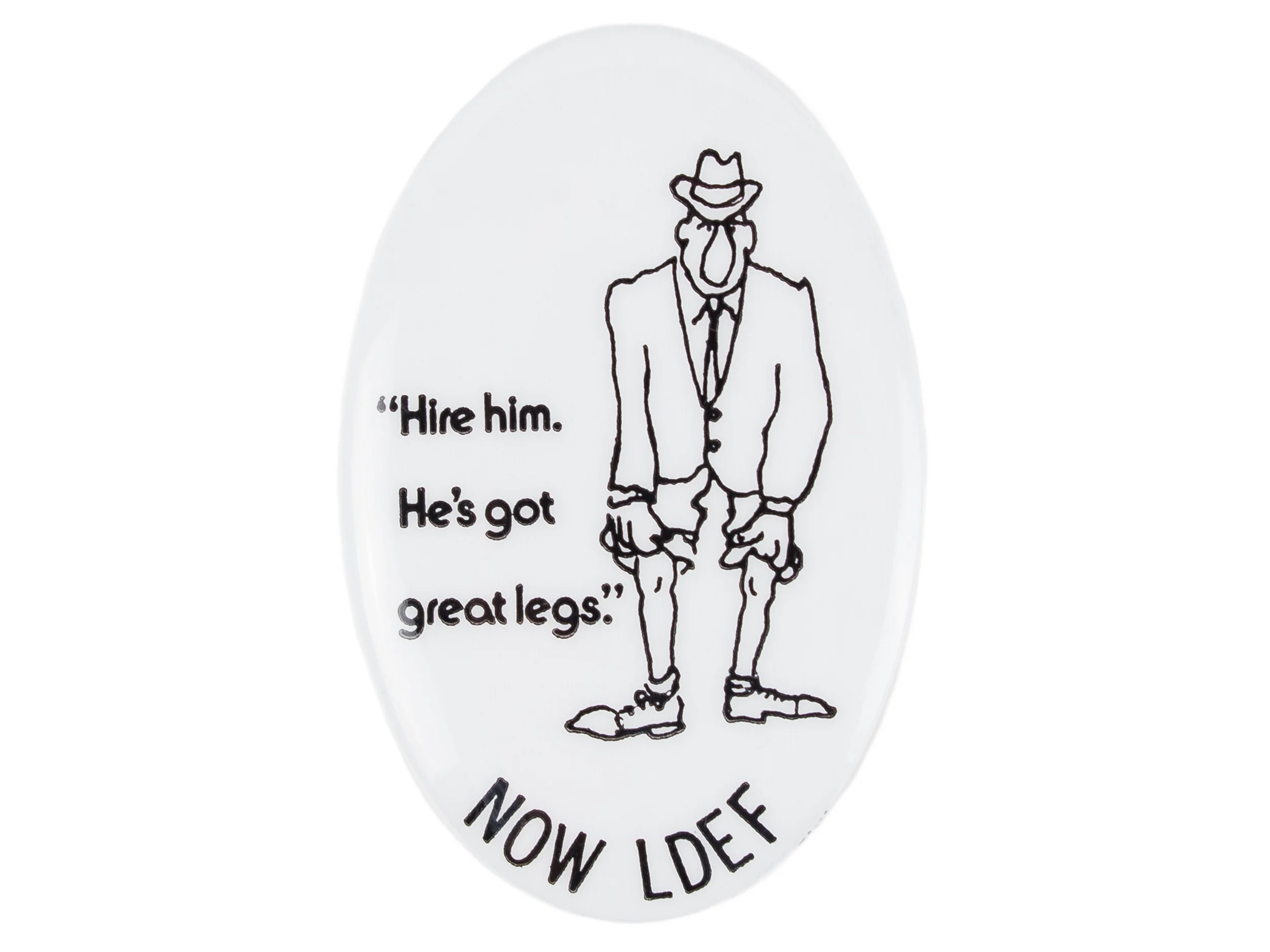 NOW Legal Defense & Education Fund button, ca. 1973