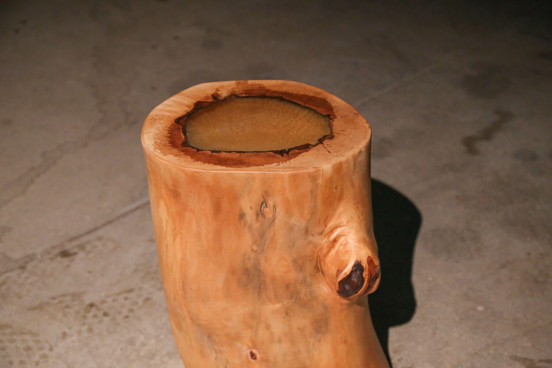 Copper Filled Stool 1