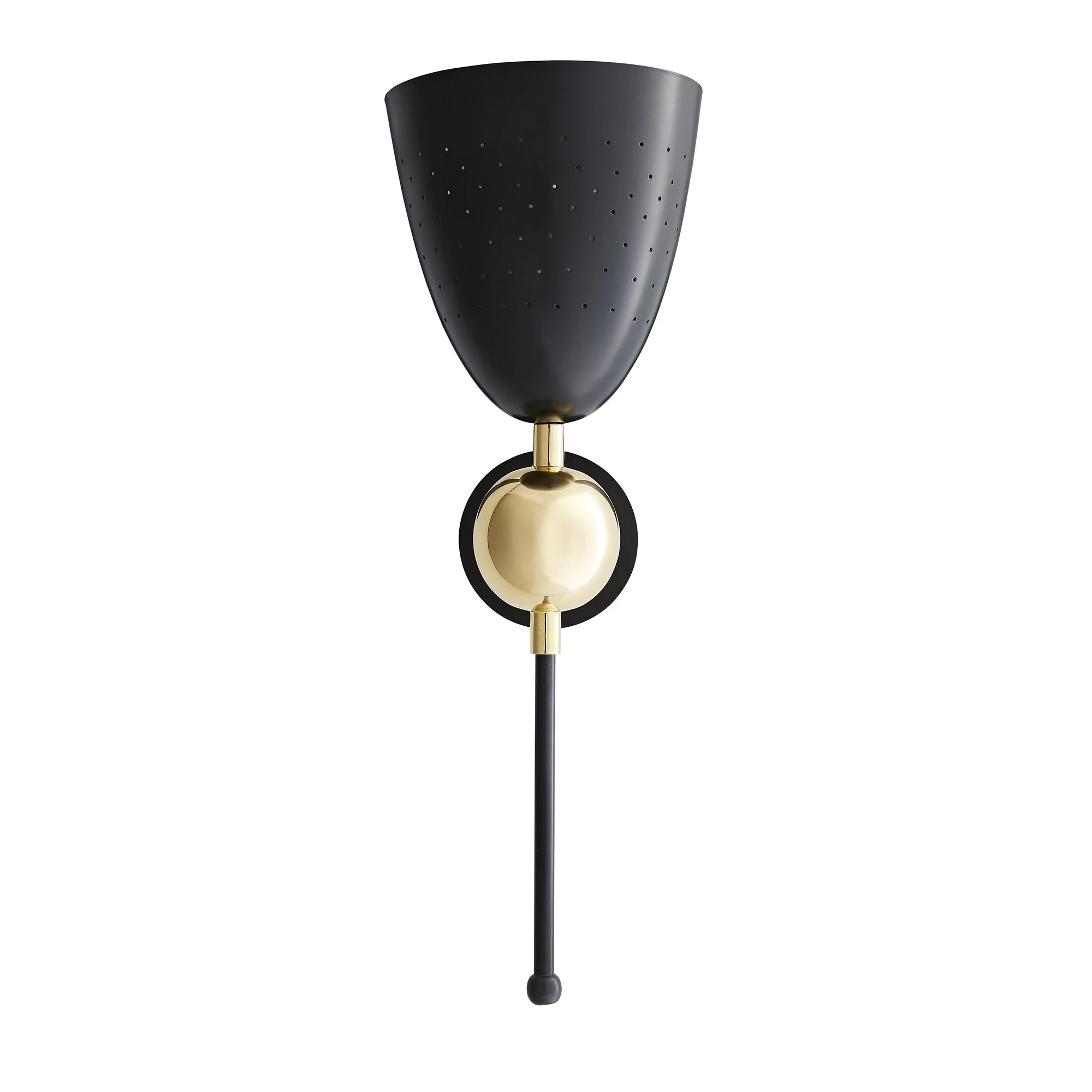 This Celerie Kimble for Arteriors wall sconce= perfection. Matte bronze and polished brass makes for a striking statement piece. I imagine a pair of these flanking a beautiful white stacked stone fireplace! Image via Arteriorshome.com