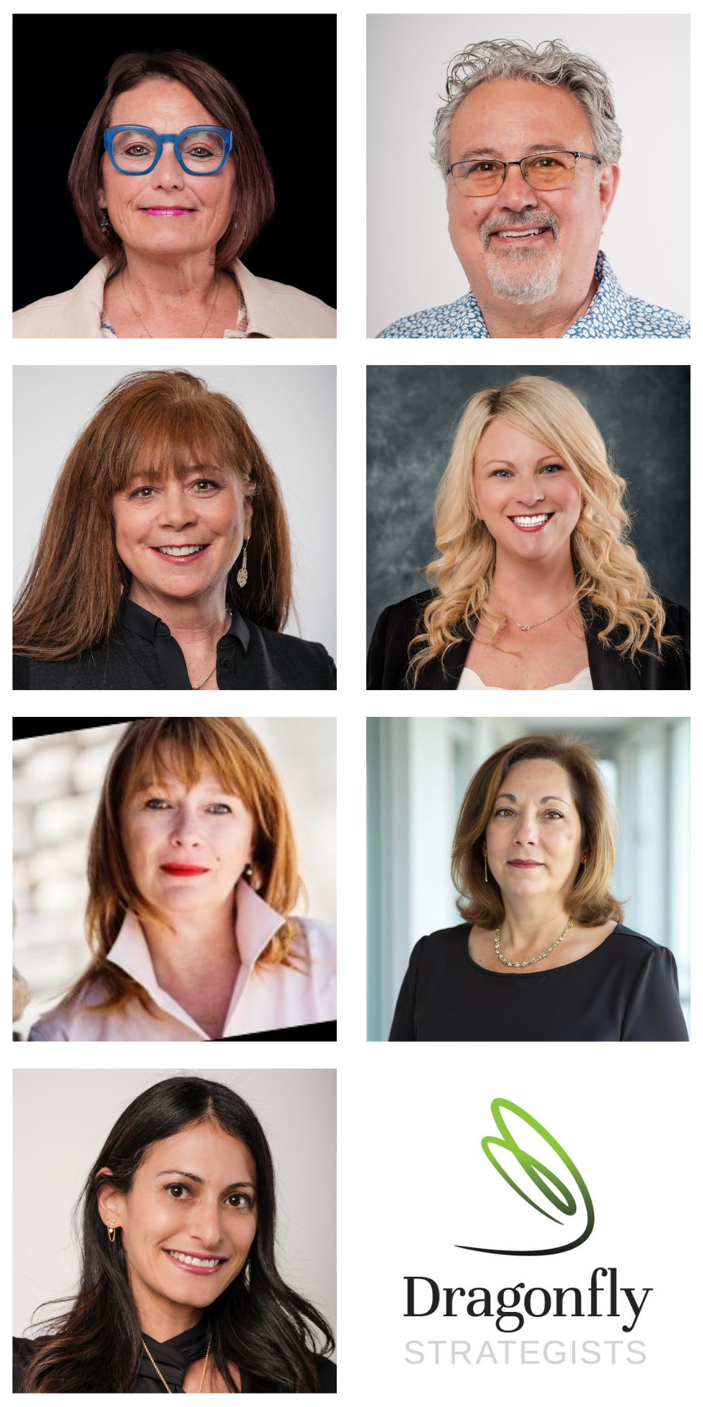 Photo grid of Dragonfly's Executive Leadership Team