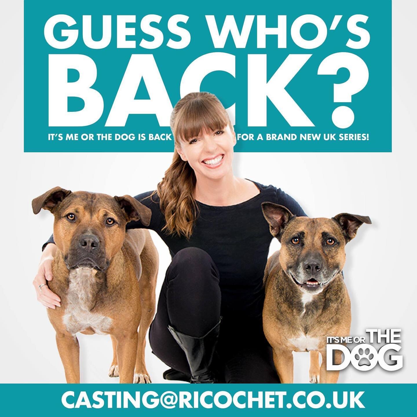 ** UK - TV CASTING **

Dog trainer and behaviourist Victoria Stilwell is back to film a brand new UK series and is looking for dogs in #Kent, #Essex, #London, #Surrey, #Sussex and #Liverpool to take part. 

Do you have a problem pooch or chaotic cani