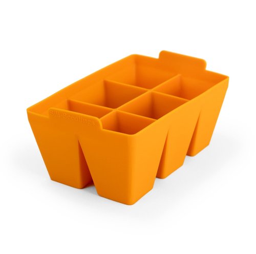 10-Cell Silicone Seed Tray (Canyon Red) — Sili-Seedlings