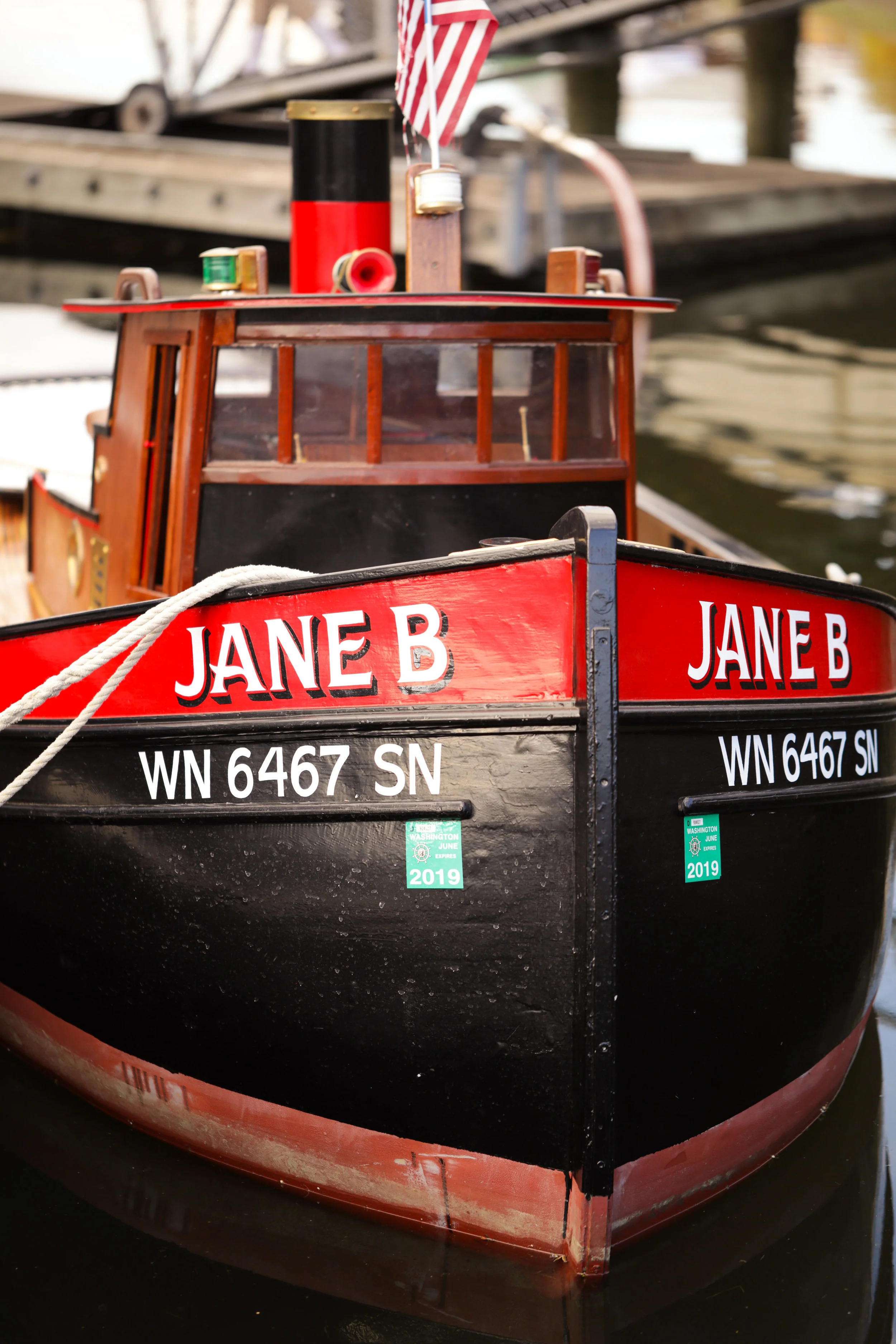 Jane B bow shot. Olympia Harbor Days Photo Collection c Shanna Paxton Photography.
