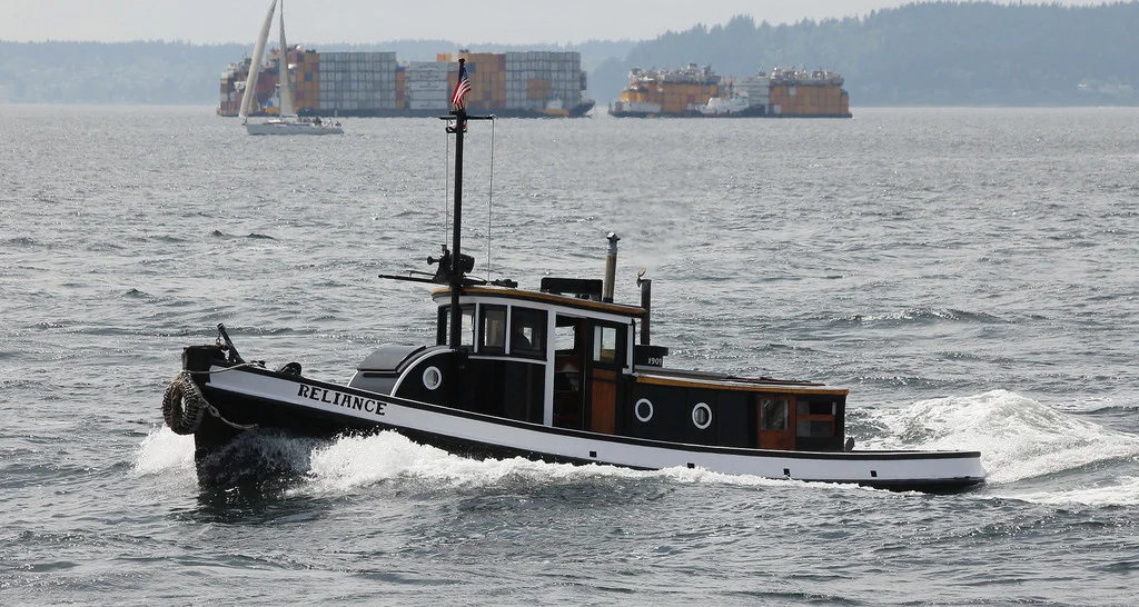 Tug RELIANCE 2011 in Seattle. Photo courtesy of lg evans Maritime Images 