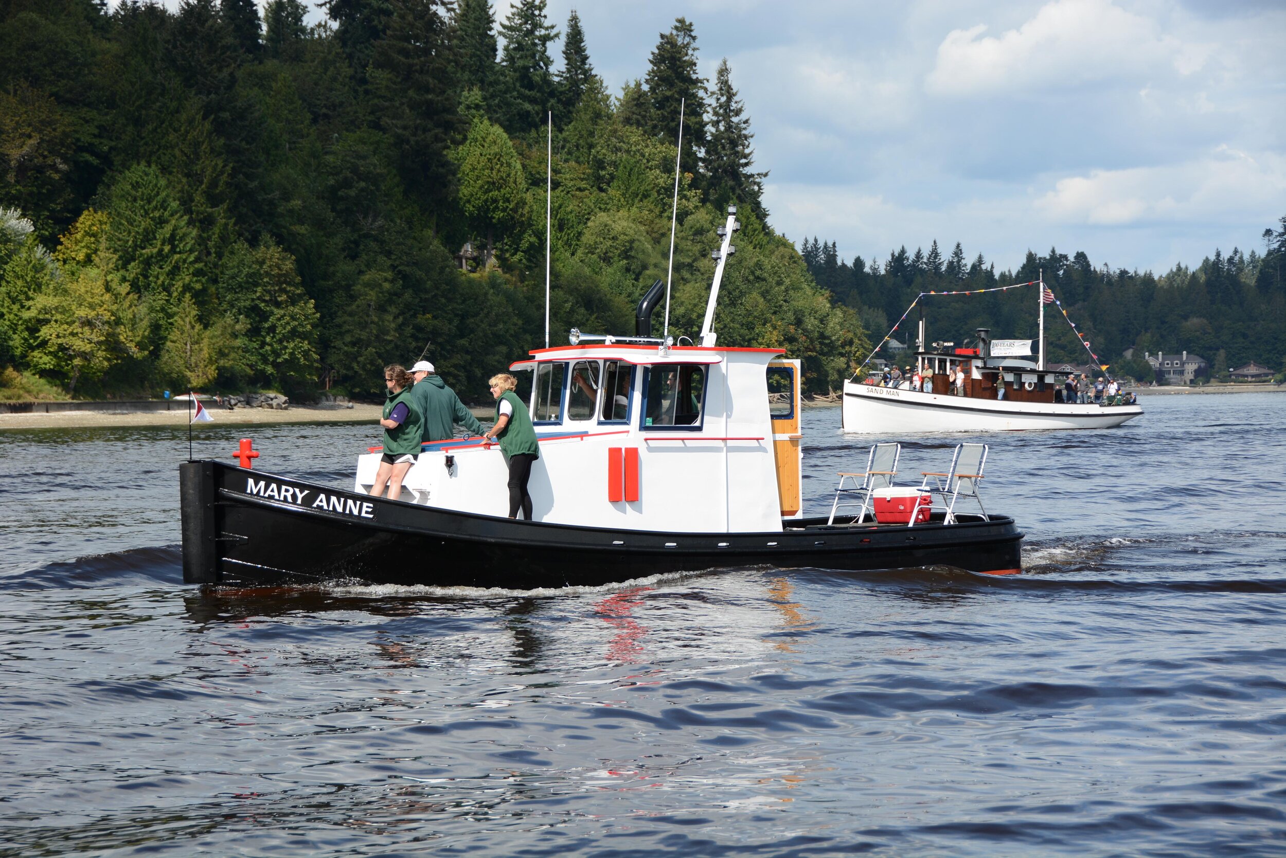 Mary Anne in Budd Inlet at Olympia Harbor Days 2014.  cKarla Fowler.JPG