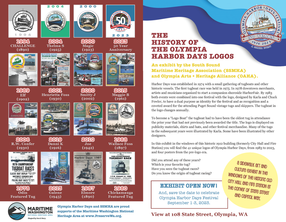 History Exhibits — Olympia Harbor Days 3Day Festival Featuring the