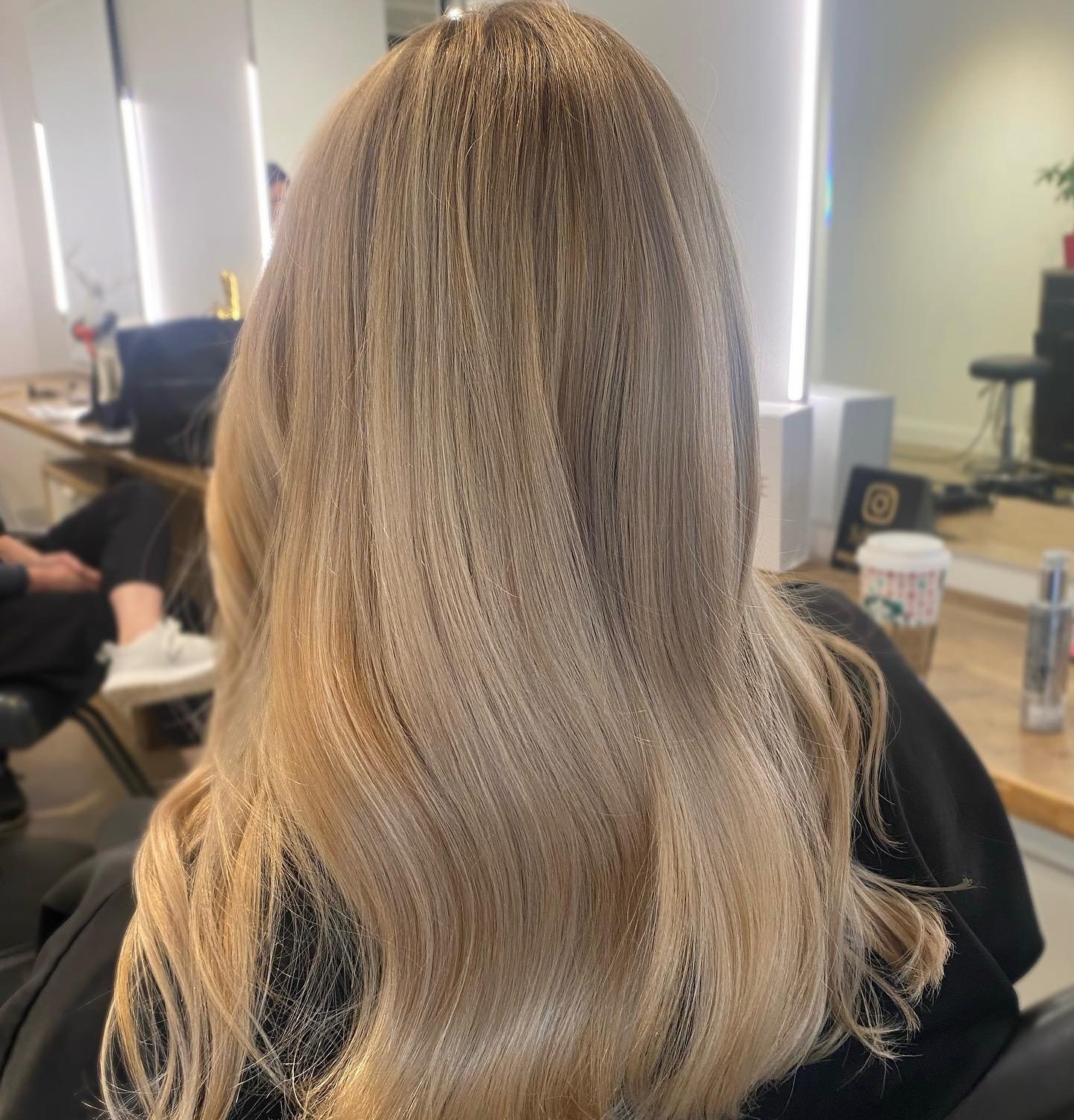 Bright and Shiny holiday hair by @bsabi_hair 🌟💫