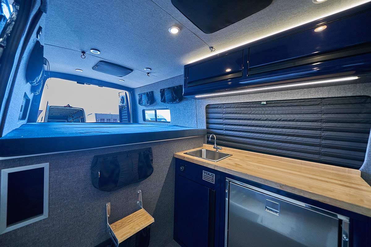 Interior of a Tourig Sprinter