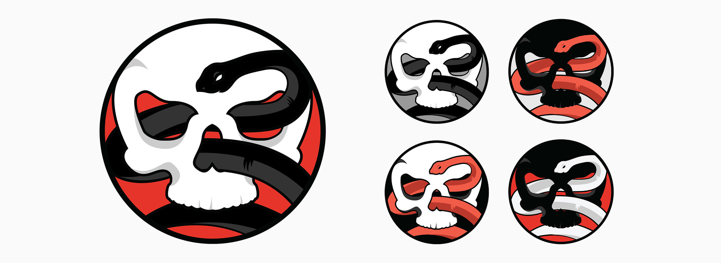 Again, I provided colour options and updated the skull, making sure colours and graphics aligned across all the creative.