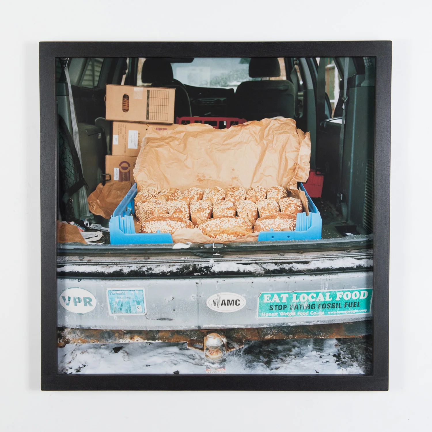 Eat Local Food (Framed)