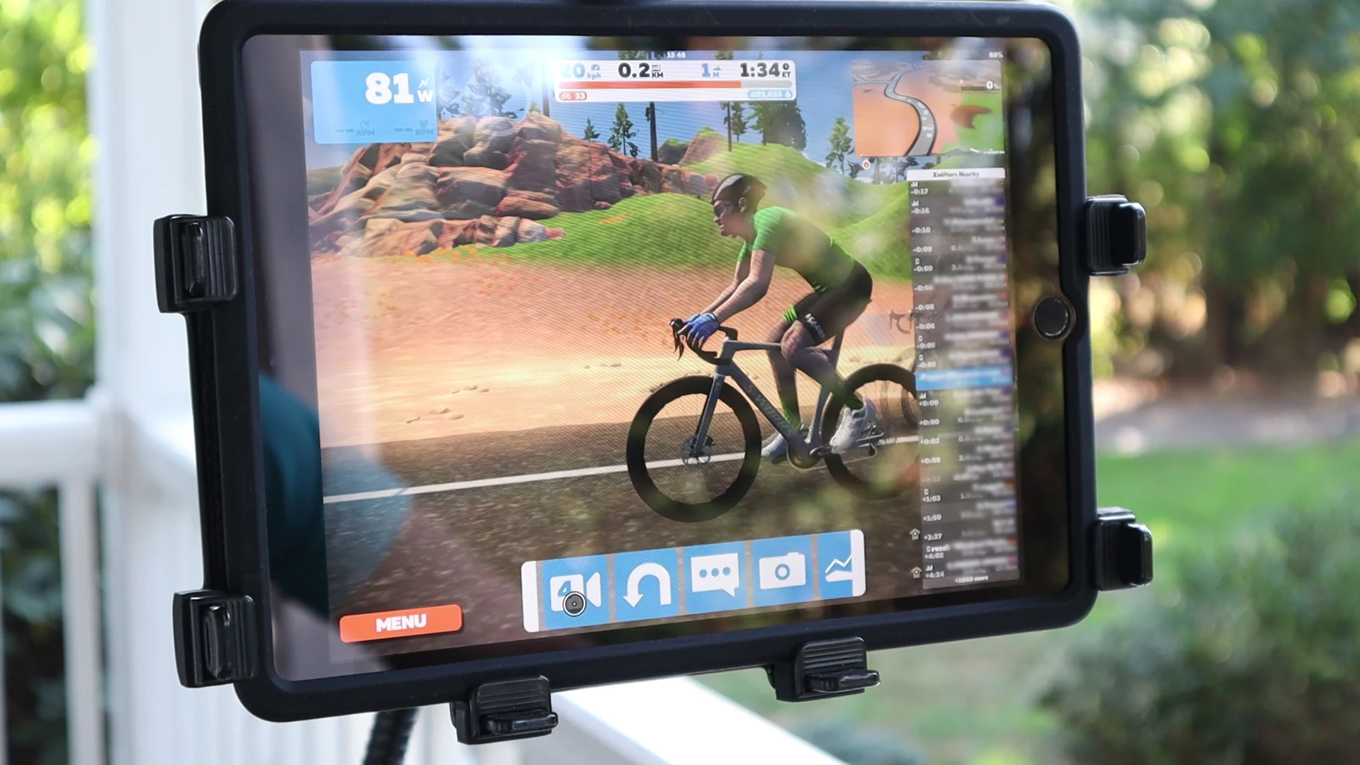 Connecting a Mouse to Zwift on an iPad