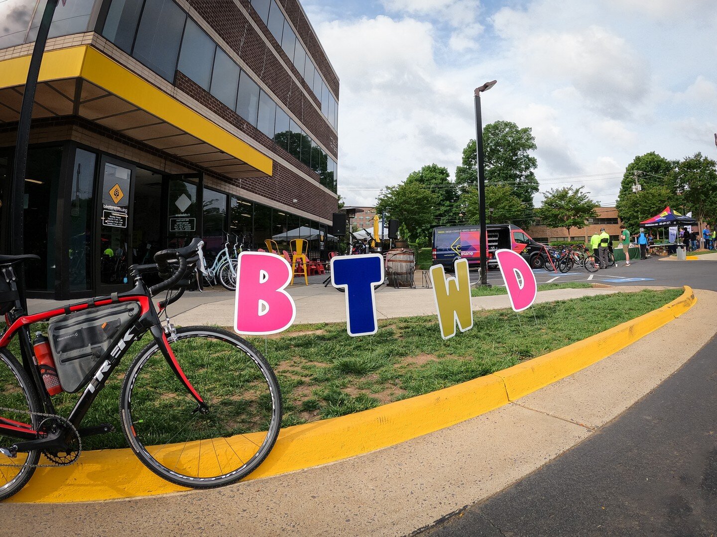 First time biking to work on Bike to Work Day! Thanks to @thebikelane for the fun vibes at their pit stop this morning.