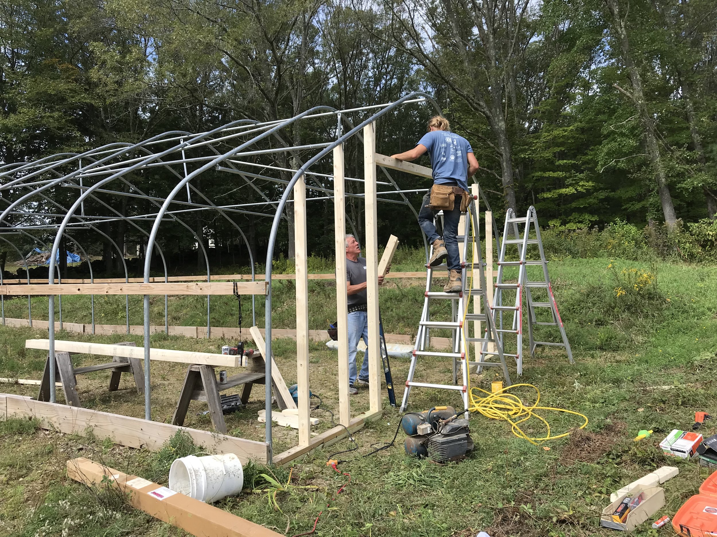 2018 Greenhouse Endwall Construction