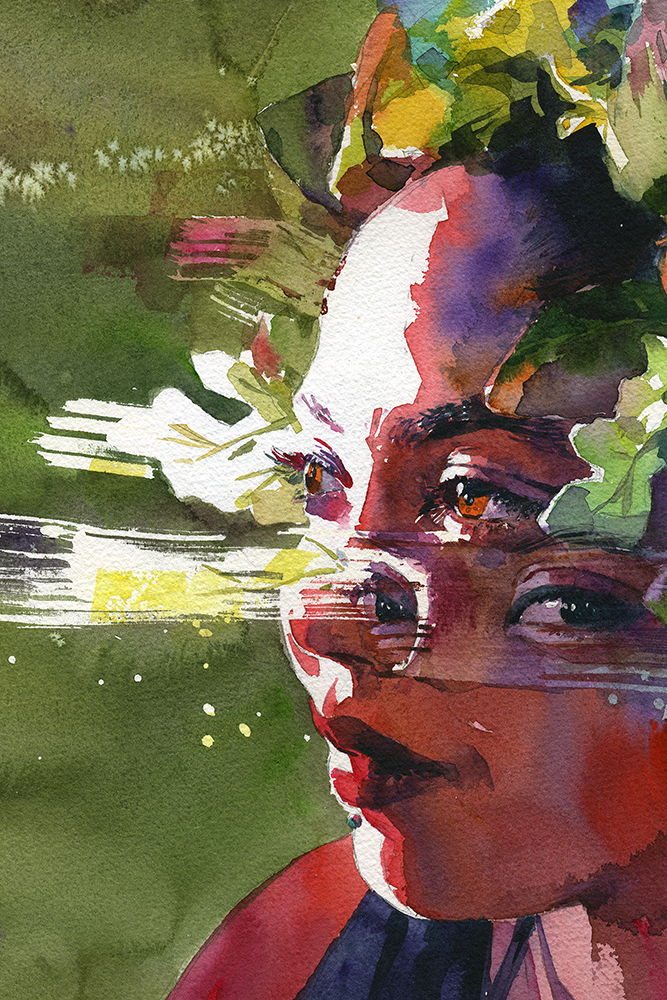 “Gaze” Available to license, larger composition/uncropped variation also available