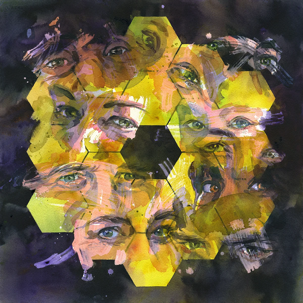 Icon: Gaze (Not available as a limited edition print)