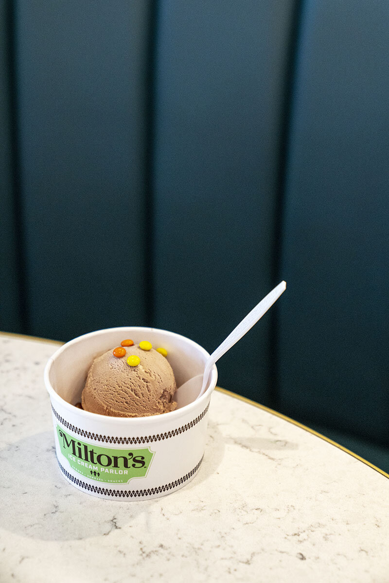 Milton's Ice Cream Parlor is inspired by Mr. Hershey