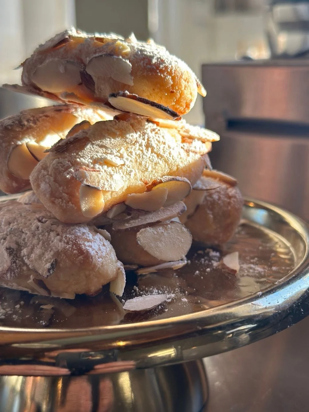 Dunkins has a national supply chain of frozen sweets.  We have a kitchen and a human being named Clara who starts her work while the Arizona desert is still sleeping. She puts a level of intention into the dough that simply cannot be programmed into 