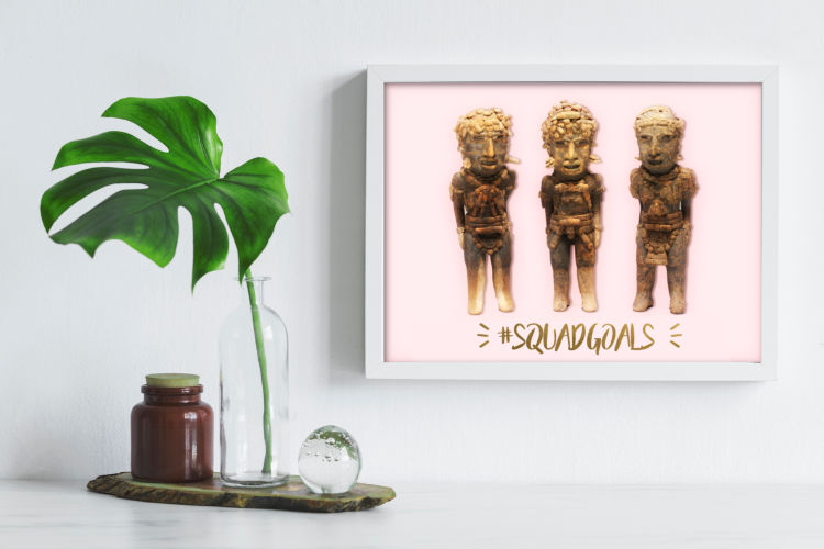 Squad Goals Pop Art Print by Ash Whitt