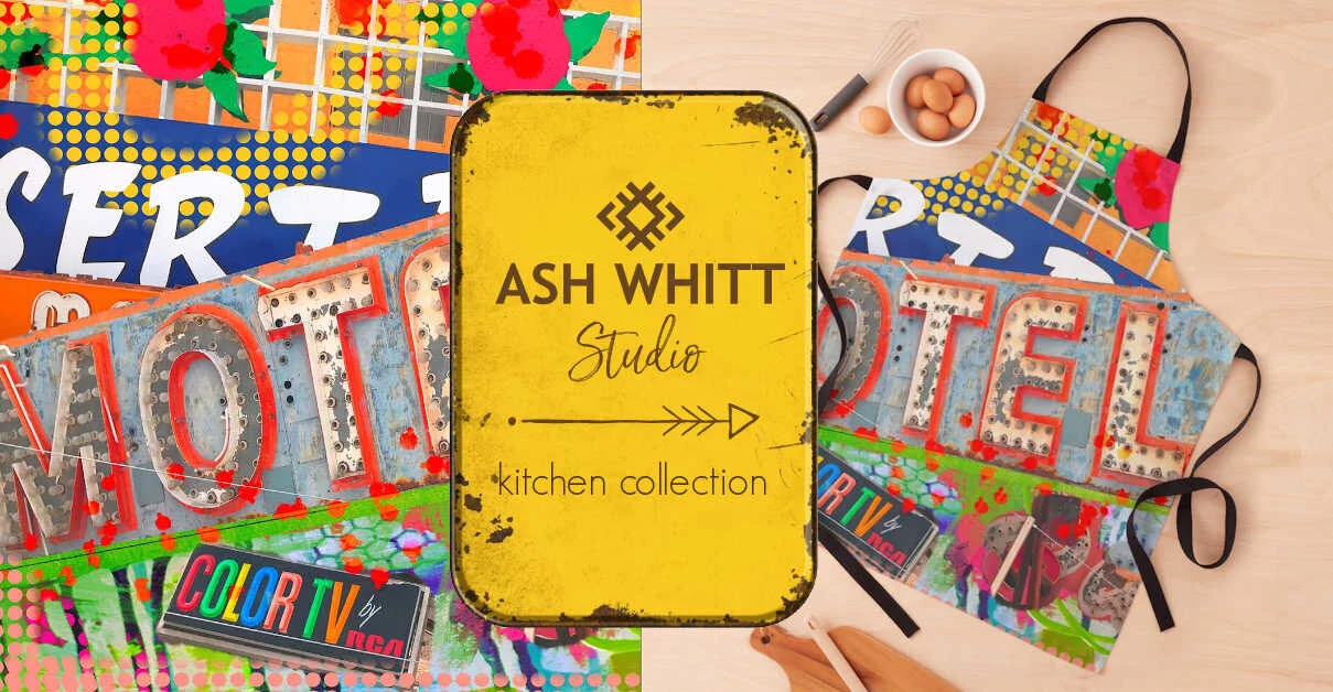 Now we're cooking! Artfully inspired kitchen products from Ash Whitt Studio.