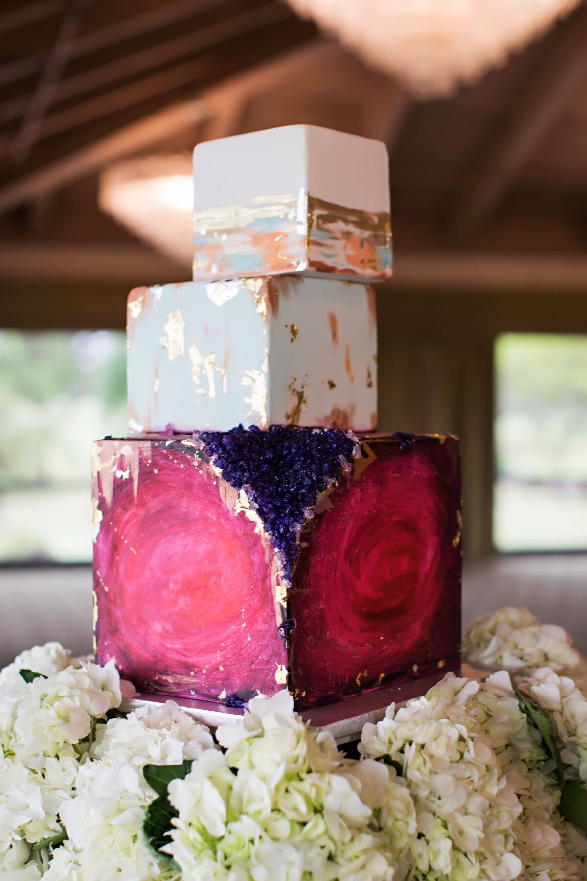 Fun and Unique Category - Offset Squares with Handpainted Details and Geode - Limelight Photography.jpg