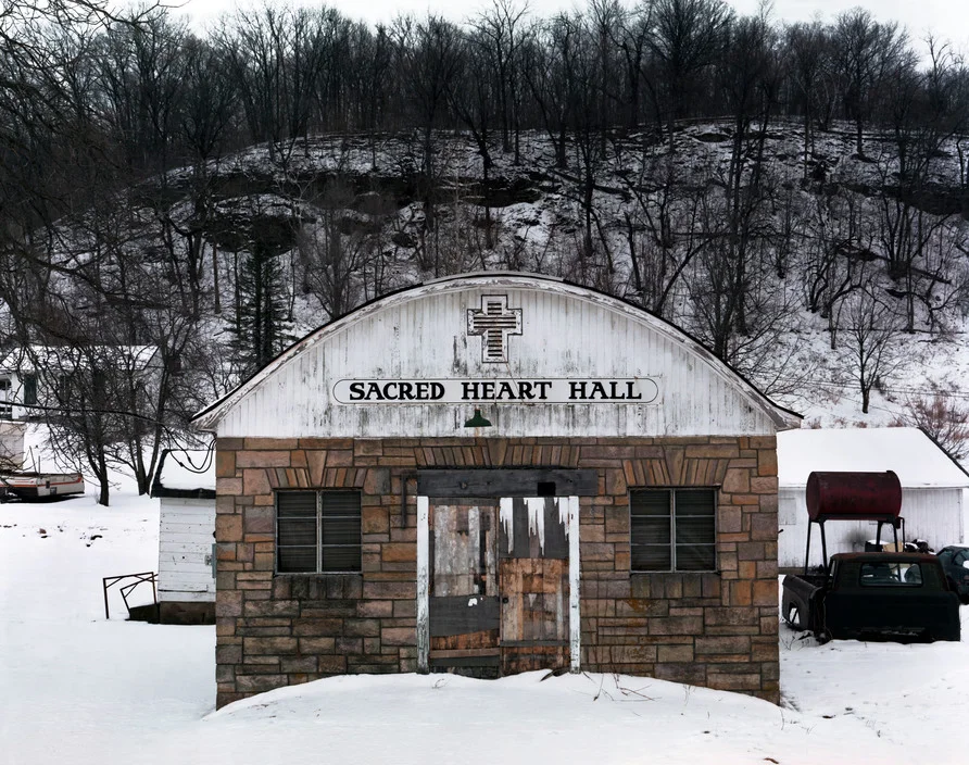 USA. Green Island, Iowa. 2002. Sacred Heart Hall.