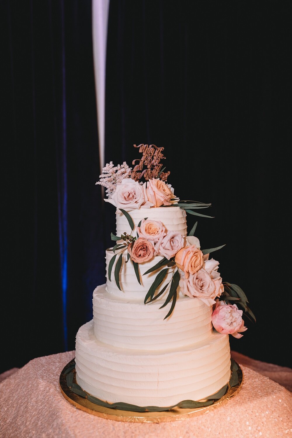 wedding details in reception at the madison