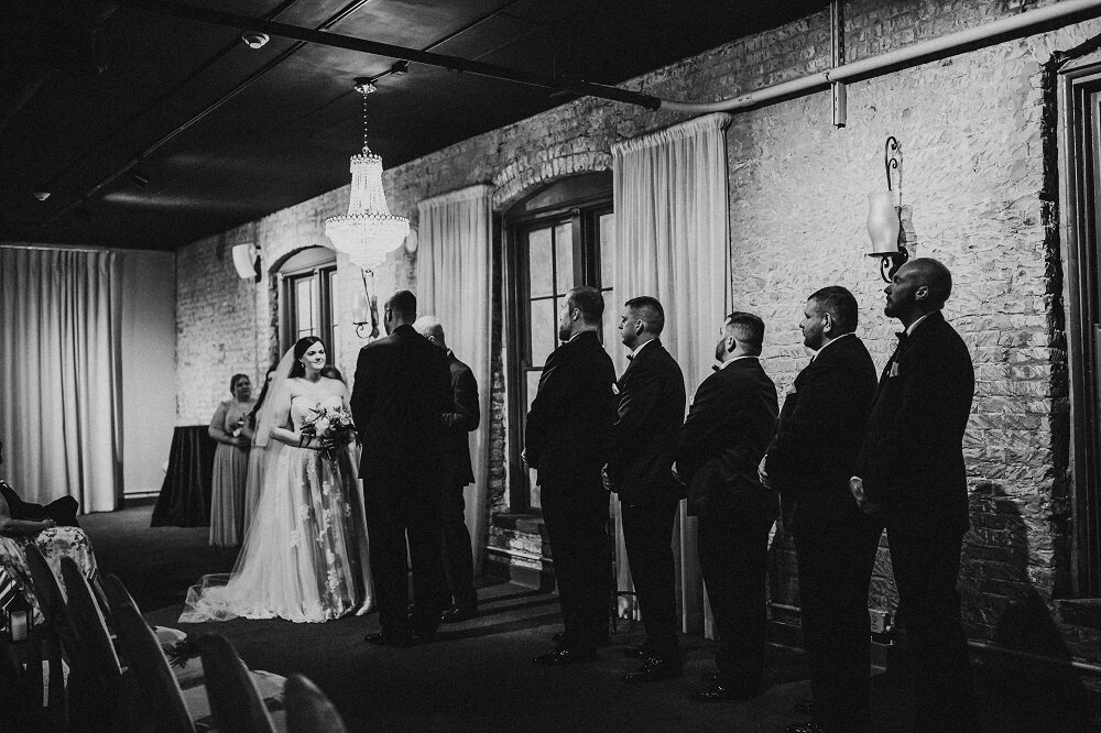 wedding ceremony at the madison in kentucky