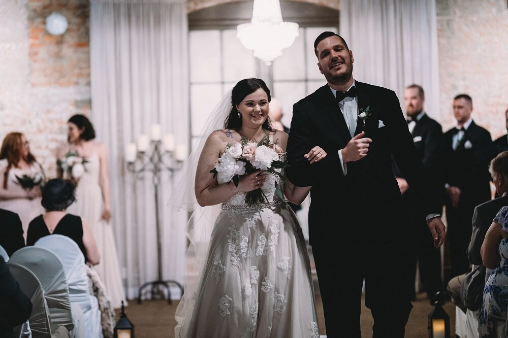 wedding ceremony at the madison in kentucky