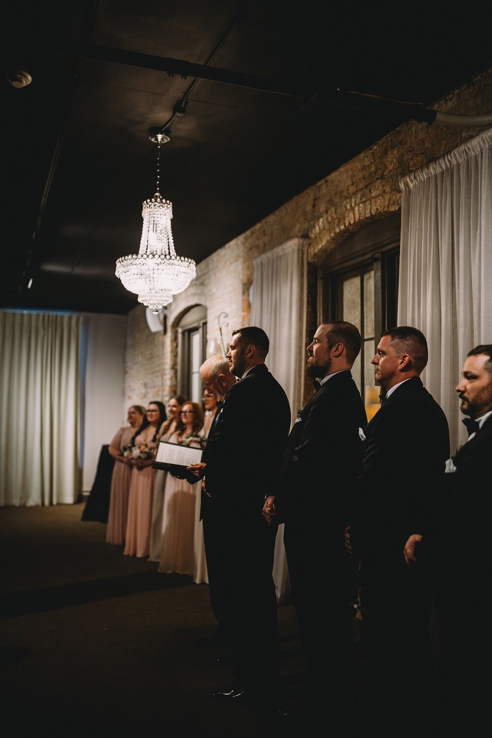 wedding ceremony at the madison in kentucky