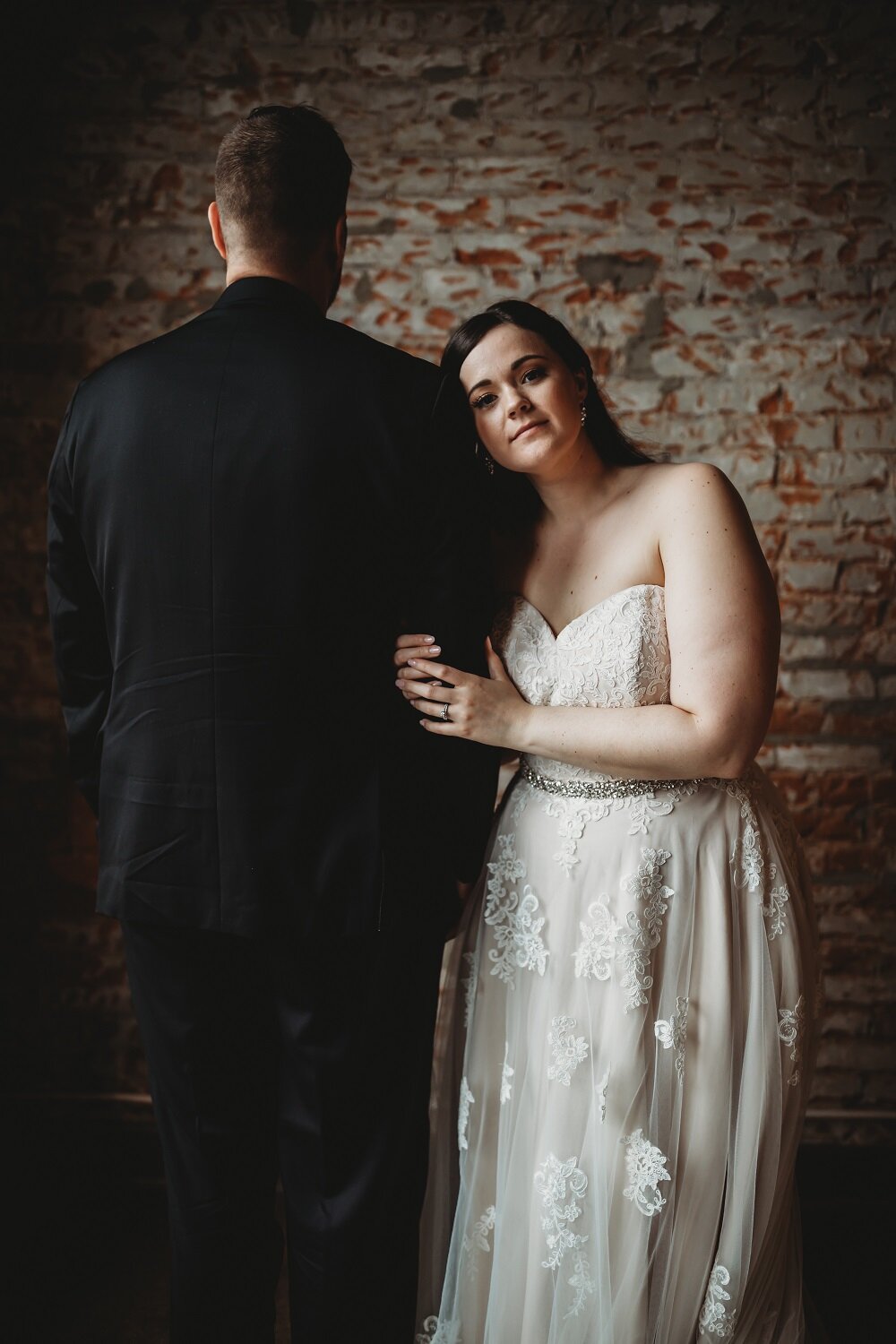 bride and grooms portraits